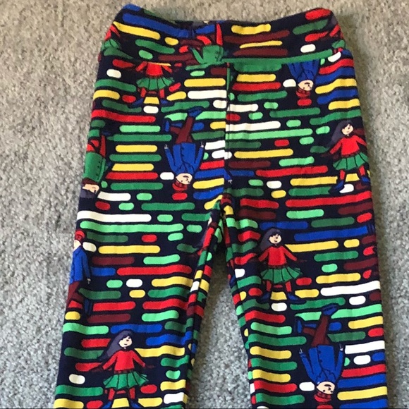 LuLaRoe Kids Christmas Leggings - Picture 1 of 4